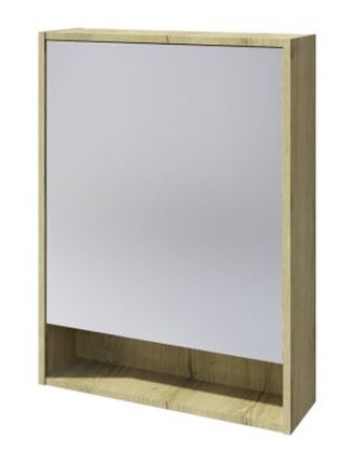 шкаф с зеркалом caprigo seattle 60 2050-2873 дуб эльвезия
