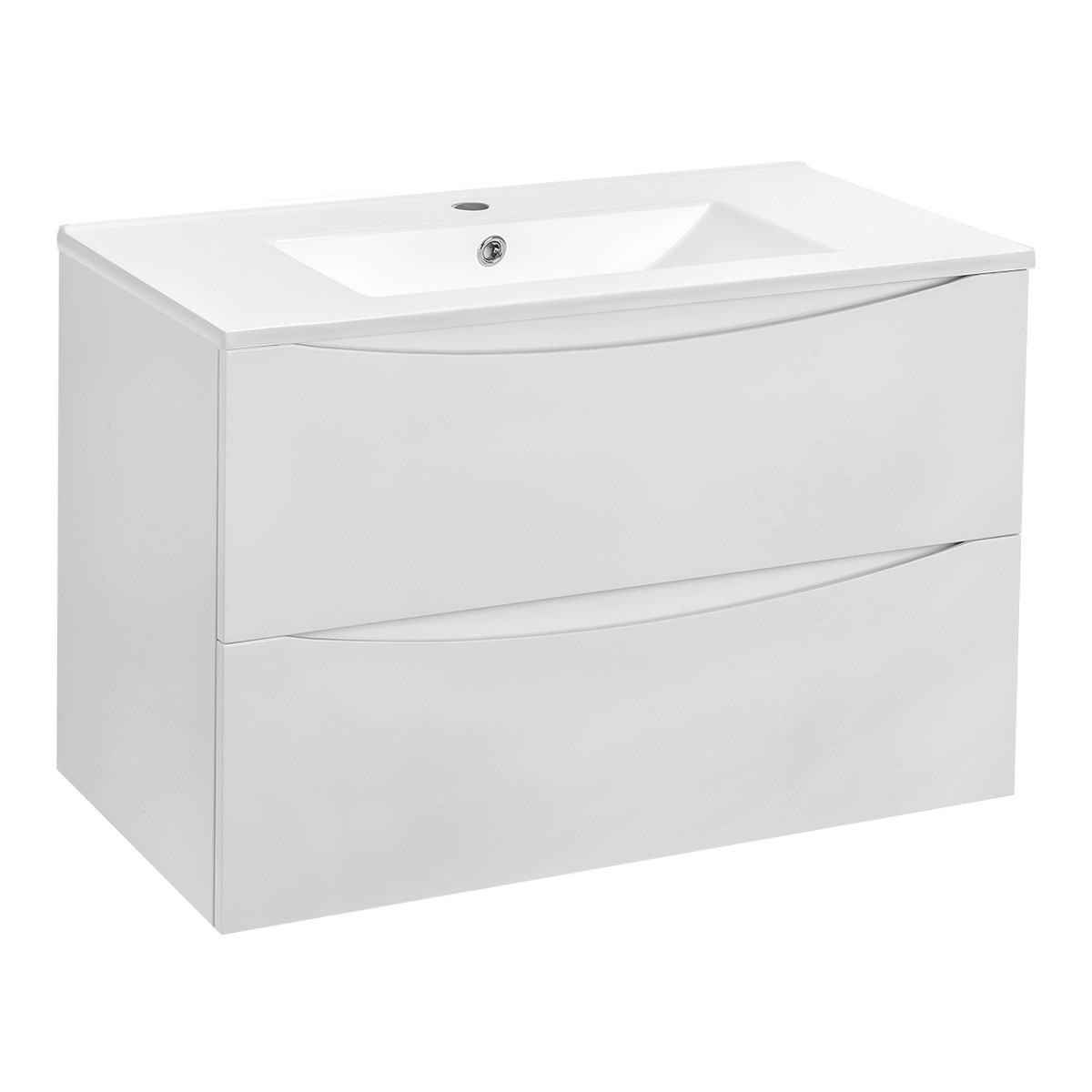тумба подвесная vincea mia 800 g.white vmc-2mc800gw белый глянец