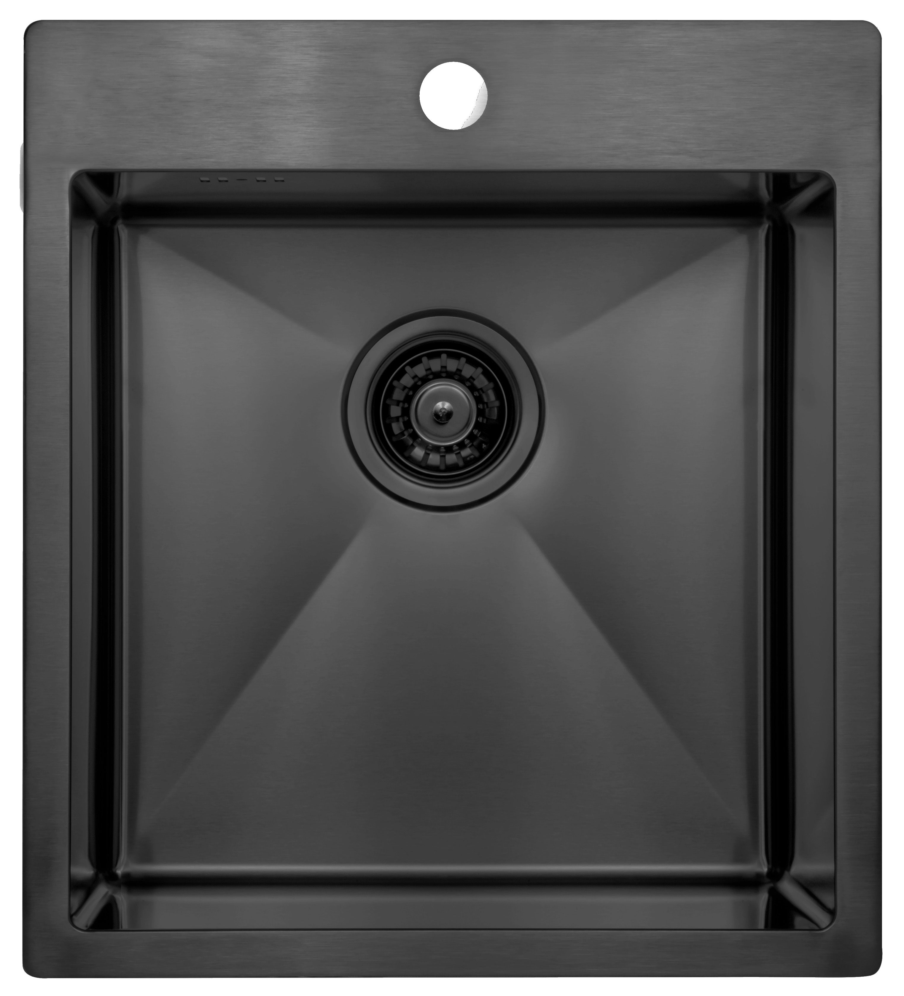кухонная мойка zorg zrn 5045 45x50,5 titanium