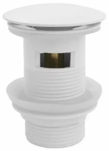 донный клапан ceramalux rd001gw белый глянец