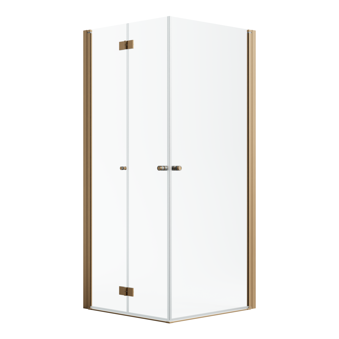 душевой уголок radaway nes brushed copper kdd b 80 l+ kdd i 100 r левая, стекла прозрачные, профиль брашированная медь