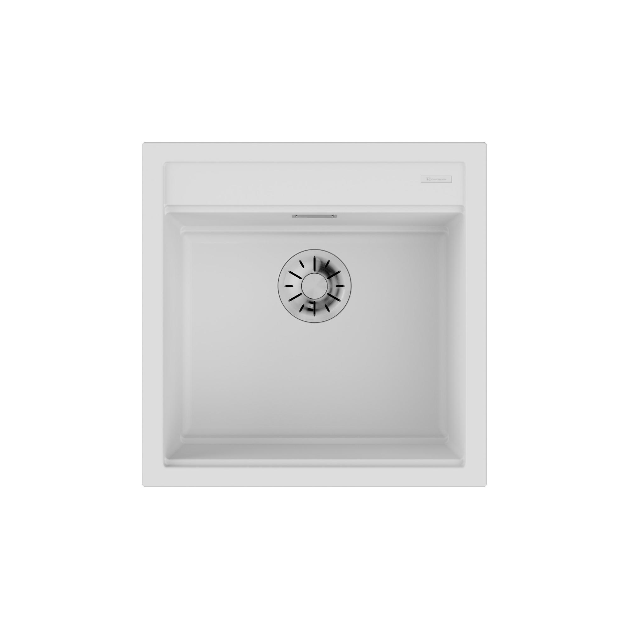 кухонная мойка omoikiri kitagawa 51-wh 4993309 51x51 белый