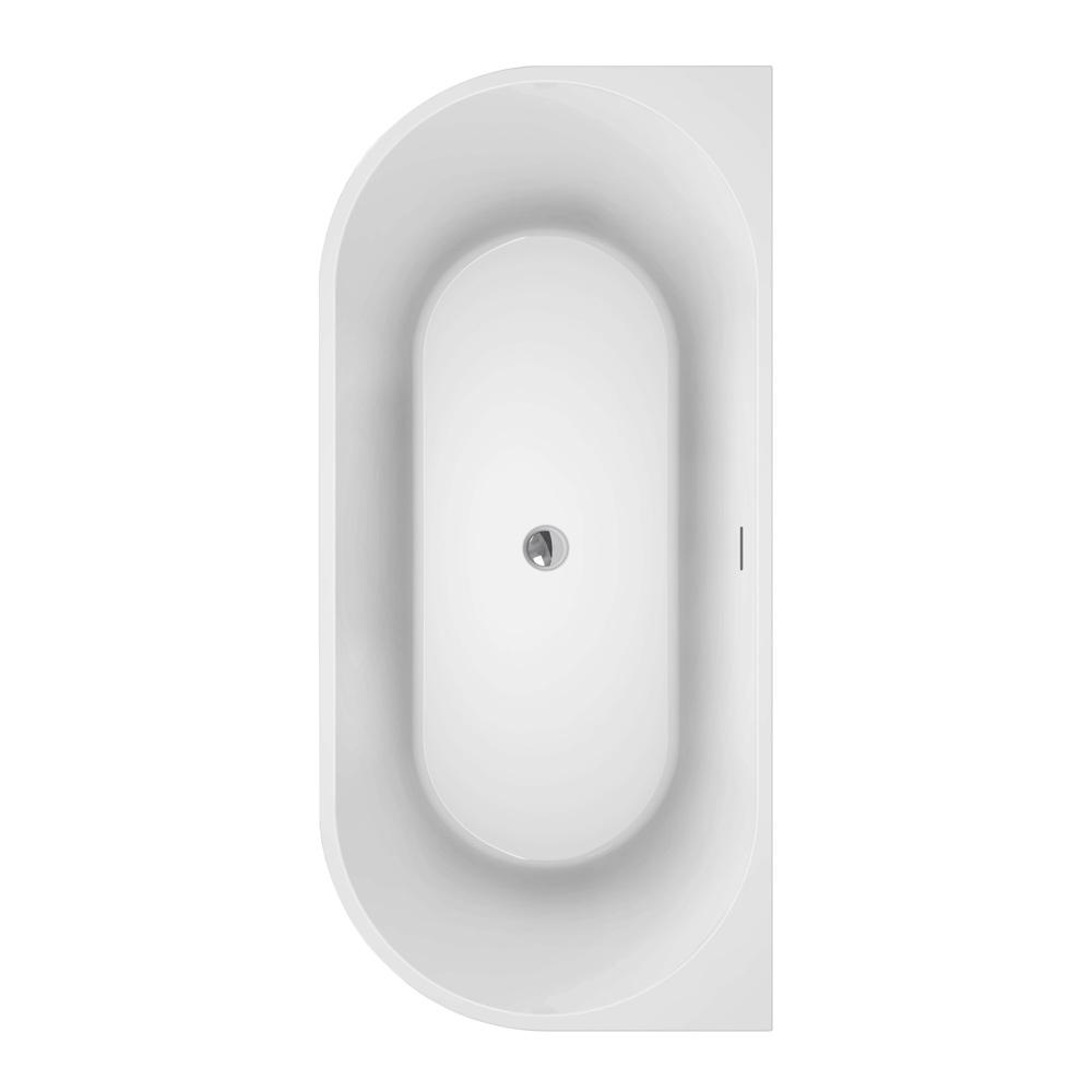 ванна акриловая belbagno 140x75 белая