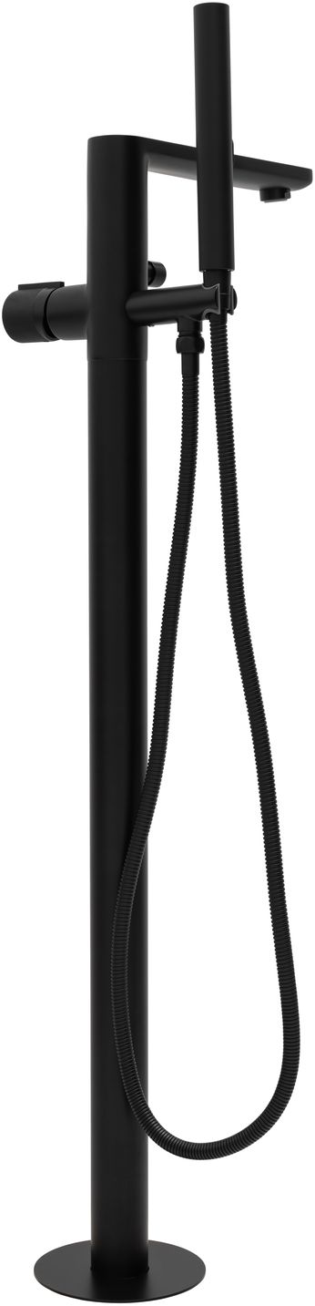 смеситель для ванны с душем allen brau liberty 5.33012-31 черный матовый