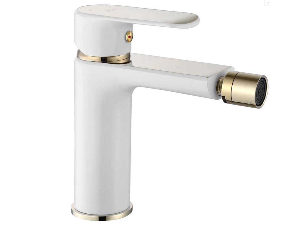 смеситель для биде rea bloom white gold rea-b9930