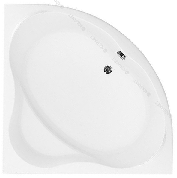 ванна акриловая aquanet palau 140x140 с каркасом