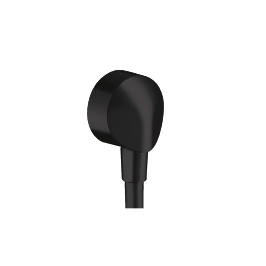 шланговое подключение hansgrohe fixfit e 27454670 черный матовый