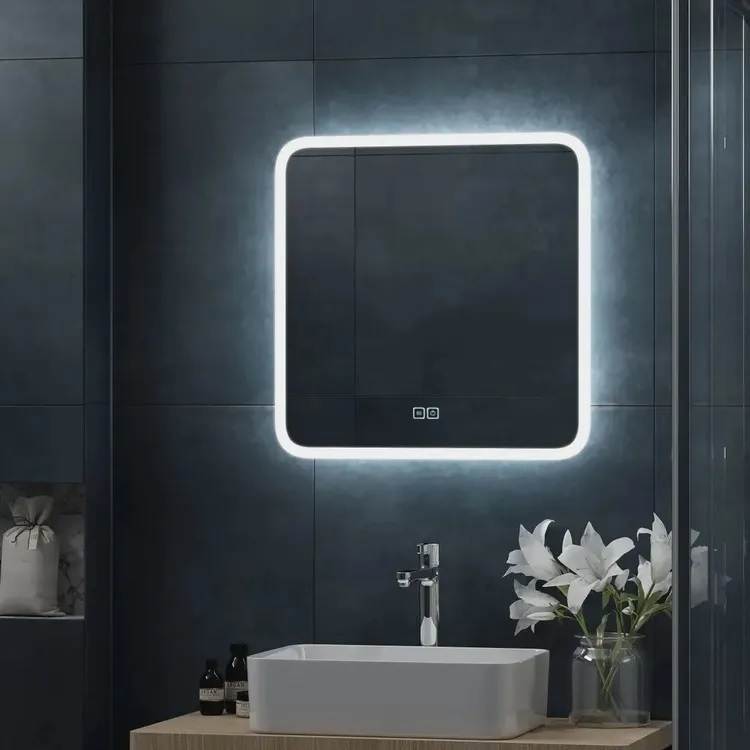 зеркало cerutti spa мадера 60x60 с led-подсветкой