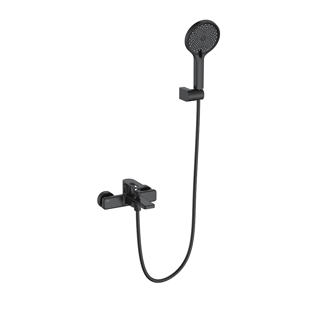 смеситель для ванны black&white gravity gl-9101-mb черный матовый
