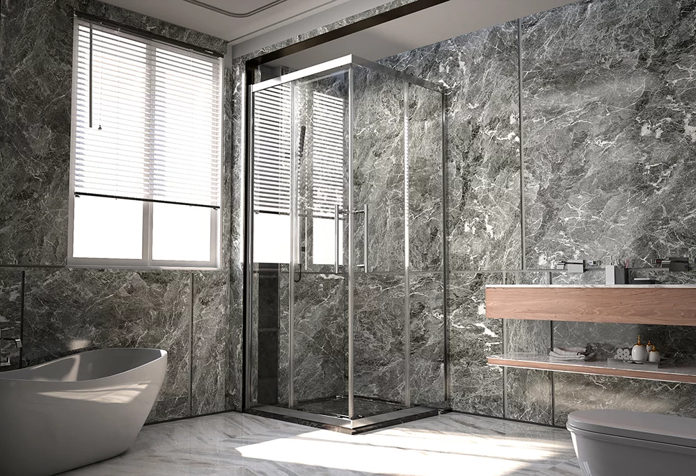 душевой уголок veconi premium trento ptc-20ch 100x80 прозрачные стекла / профиль хром