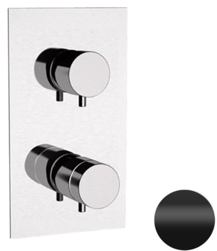 смеситель для душа remer elegance nt92qkbno черный матовый