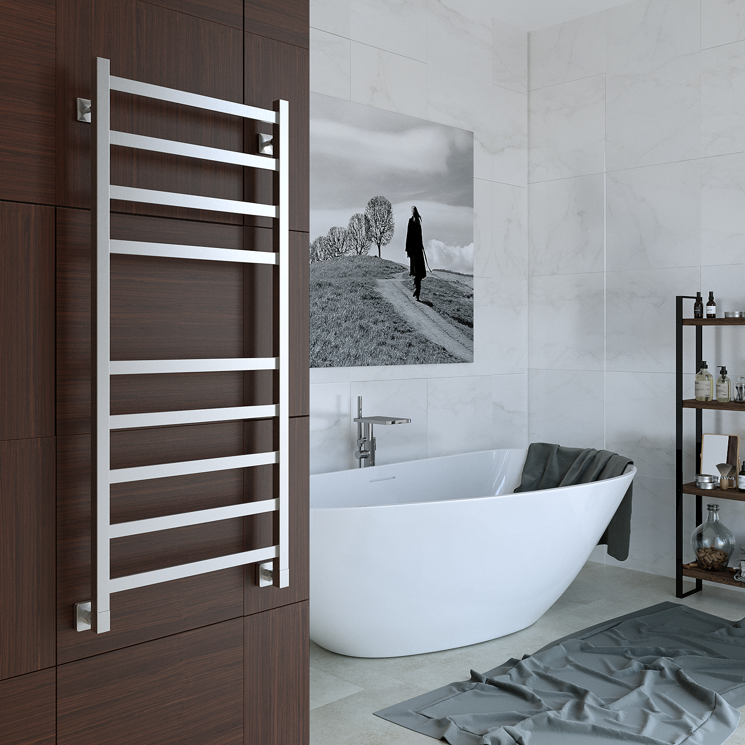 полотенцесушитель водяной stinox prestige 50x120 сатин