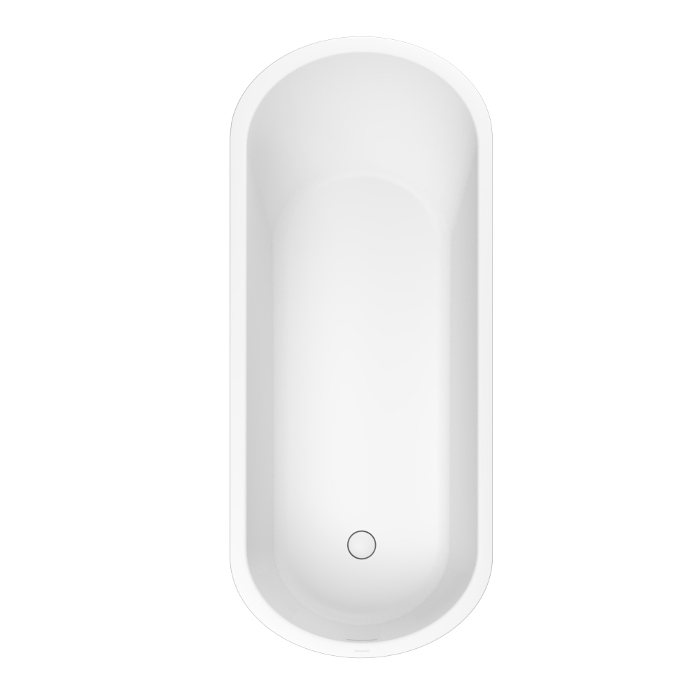 ванна из искусственного камня whitecross jess 170x71 белый матовый
