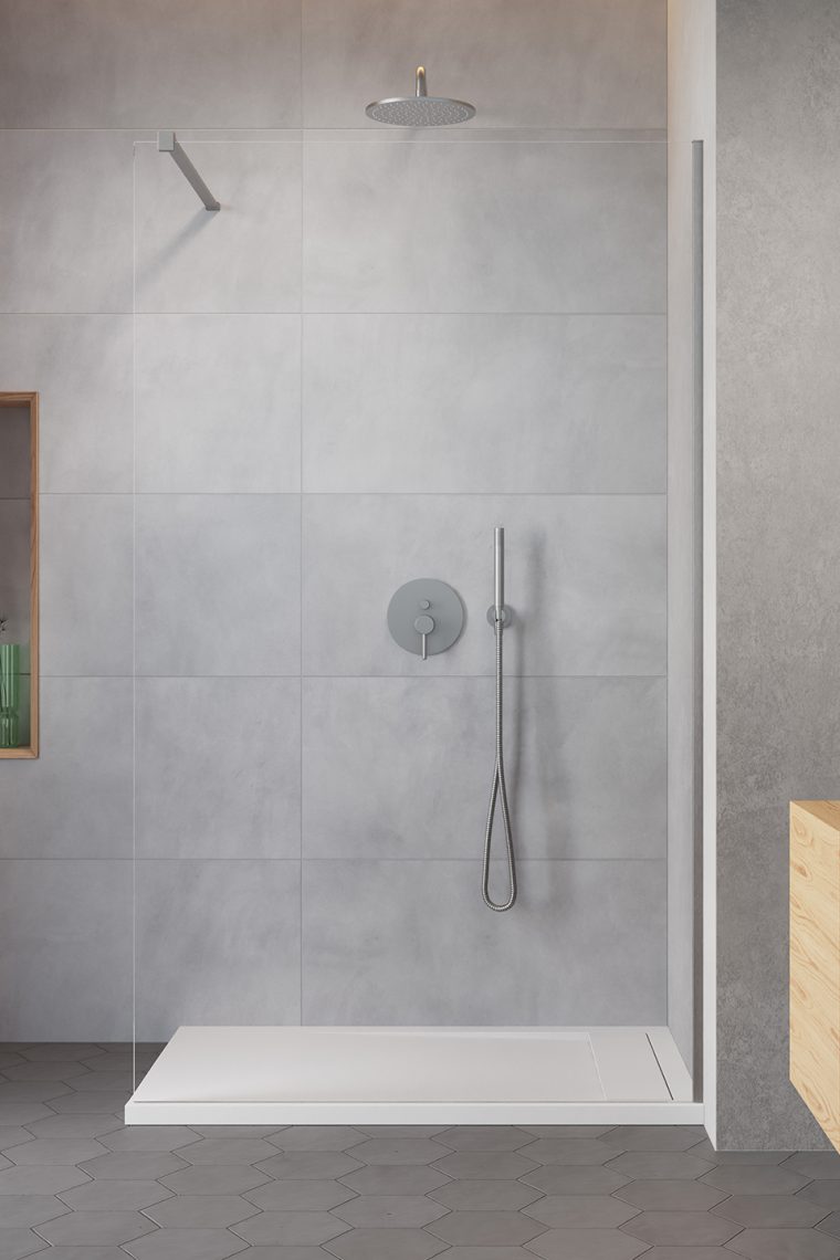 душевой уголок radaway modo x ii brushed nickel 160x200 стекла прозрачные, профиль брашированный никель