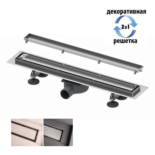 душевой лоток tecelinus 900 хром