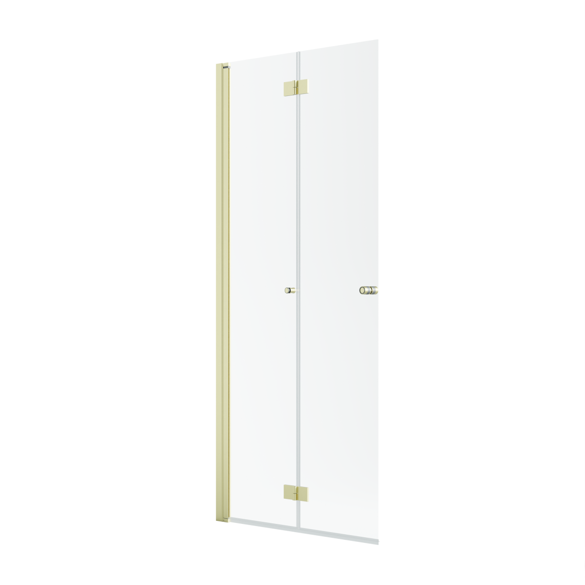 душевой уголок radaway nes 6 brushed light gold walk-in kdd b 90x200 левый, стекла прозрачные, профиль брашированное светлое золото