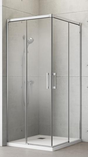 душевой уголок radaway idea kdd 90x70 прозрачное/хром