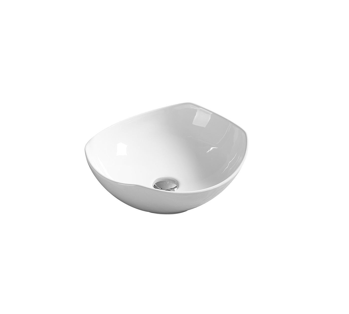 умывальник накладной santiline sl-1026 41x38 белый