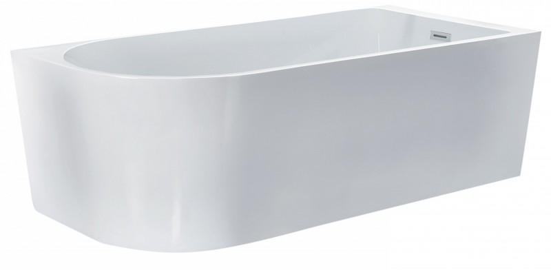 ванна акриловая esbano afina l 170x80 отдельностоящая, белая