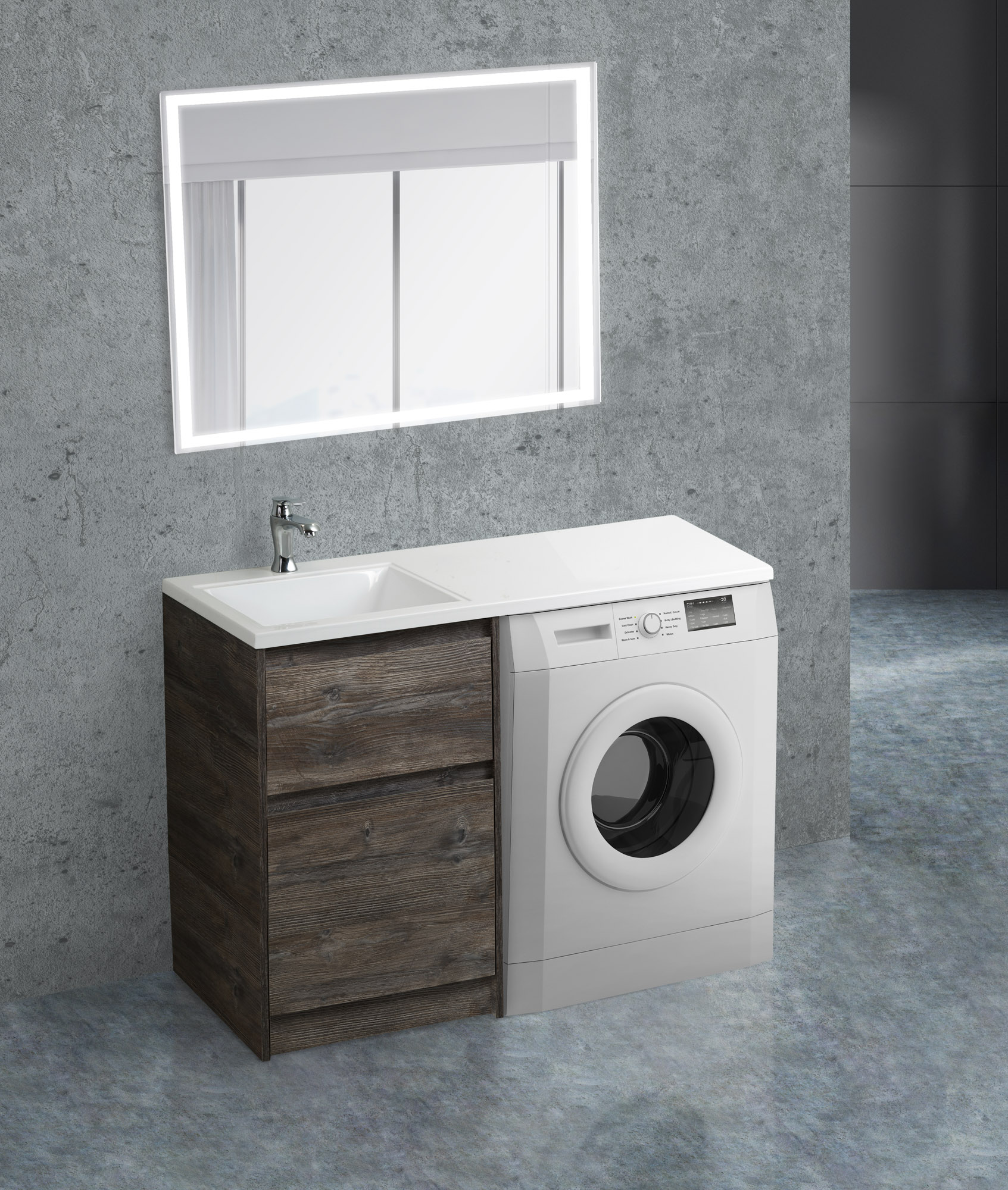 тумба под умывальник belbagno kraft-lvd-580/1200-2c-pia-pp