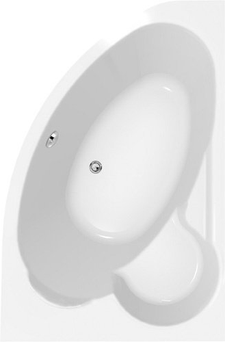 ванна акриловая cersanit kaliope 153x100 r / wa-kaliope-153-r-w (с каркасом)