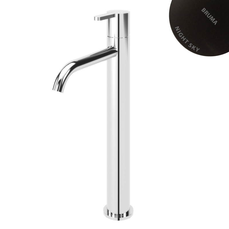 смеситель для умывальника bruma leaf 1670020ns night sky