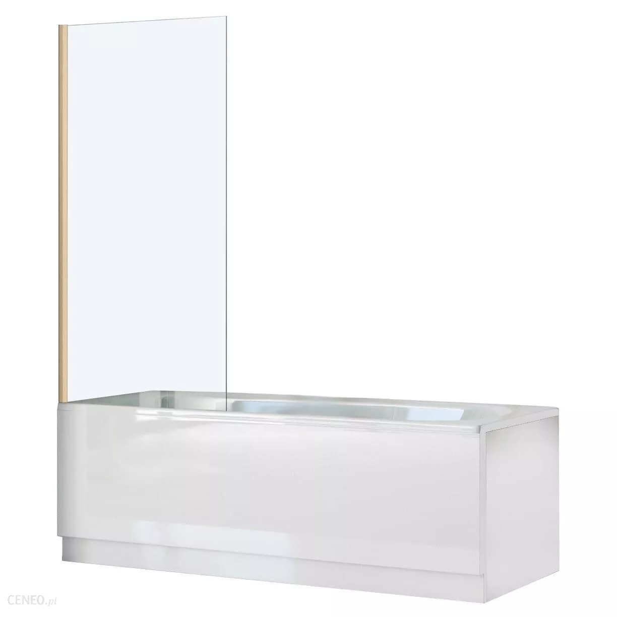 душевая шторка rea elegant gold 70 70x140 (профиль золото)