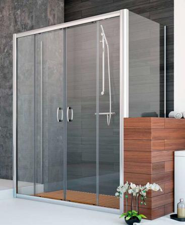 душевой уголок radaway premium plus dwd+s 180x90 стекло коричневое