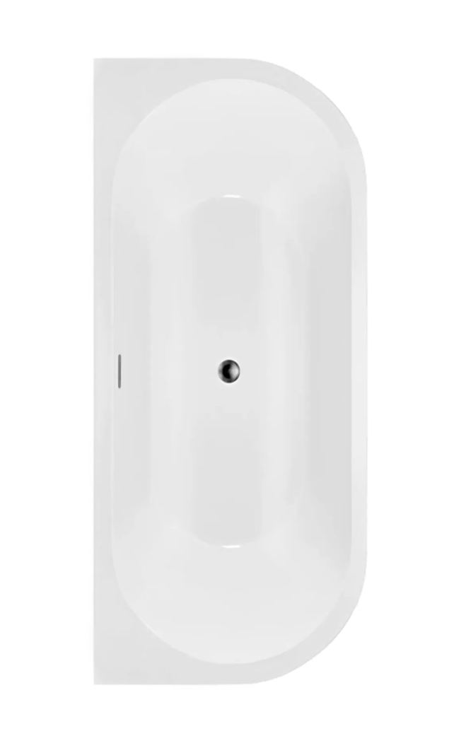 ванна акриловая rea capri 160x75 белый