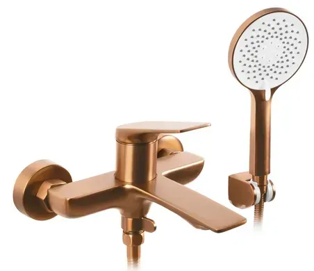 смеситель для ванны rea avalon brushed copper rea-b0492 матовая медь