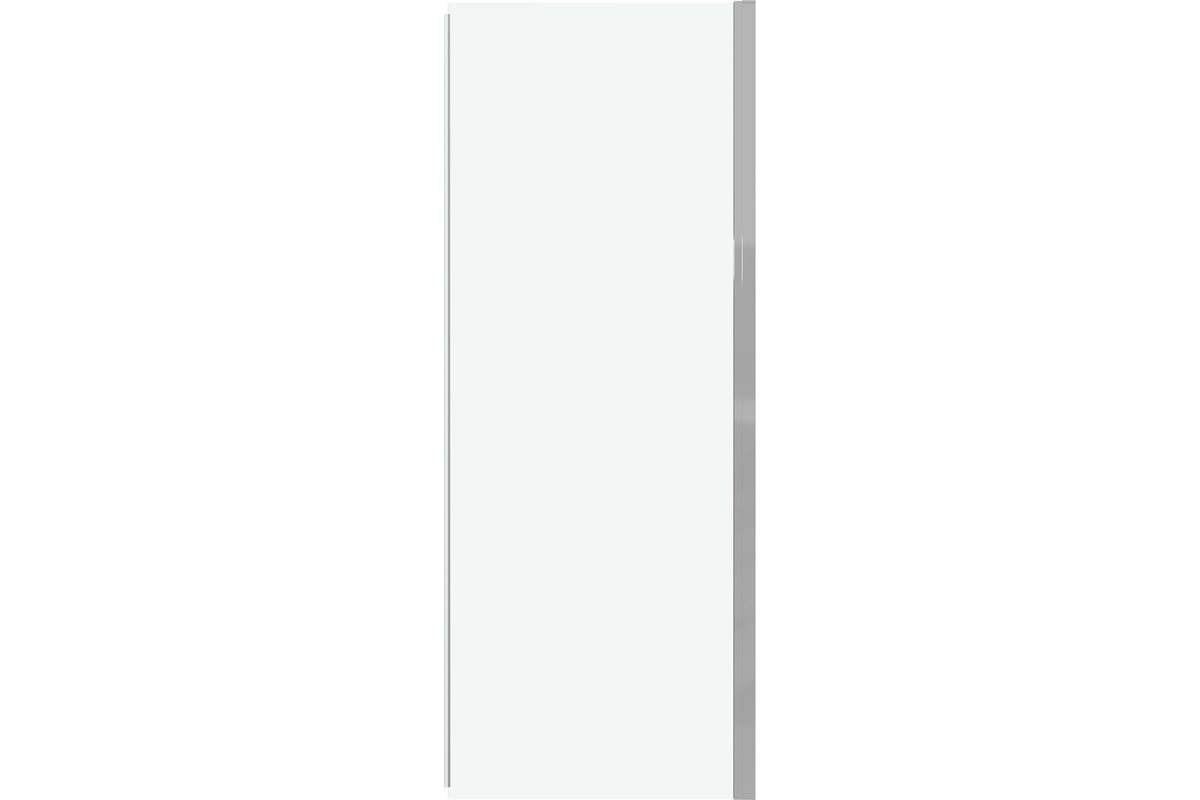 боковая стенка grossman pragma 80x195 стекло прозрачное / профиль хром