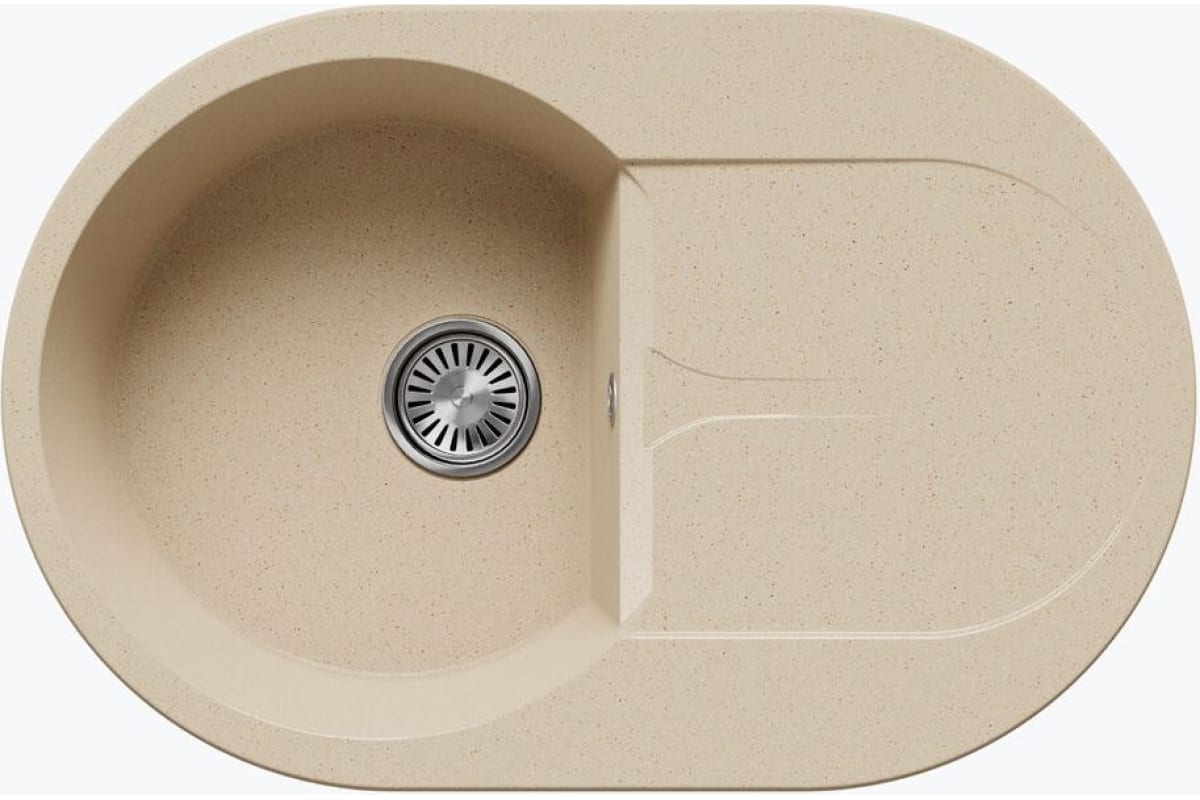 мойка кухонная polygran atol 760 №328 опал