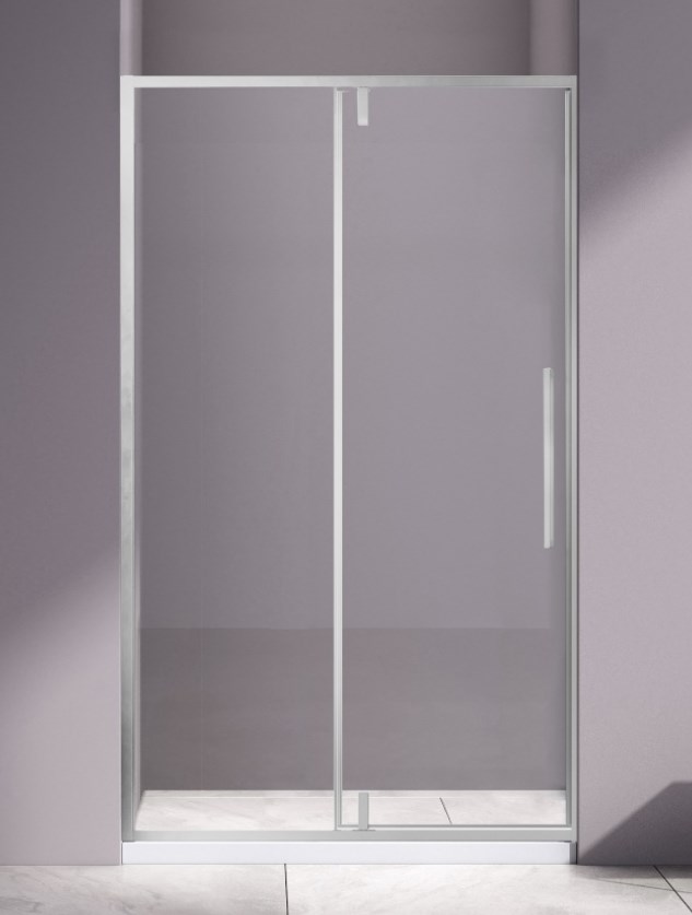 душевая дверь vincea slim-n vdp-4sn110cl 110x195 прозрачное стекло / профиль хром