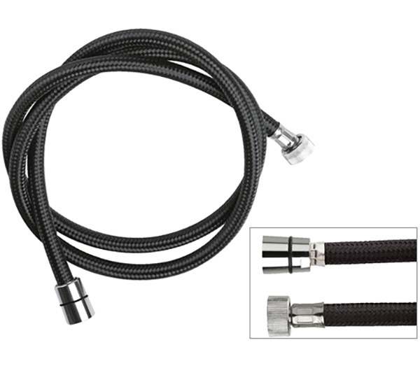 душевой шланг пвх remer 150 см 332cnny150 черный