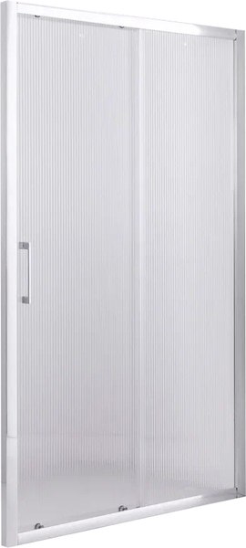 душевая дверь pelican fp020100rd 100x190 стекла матовые, профиль хром