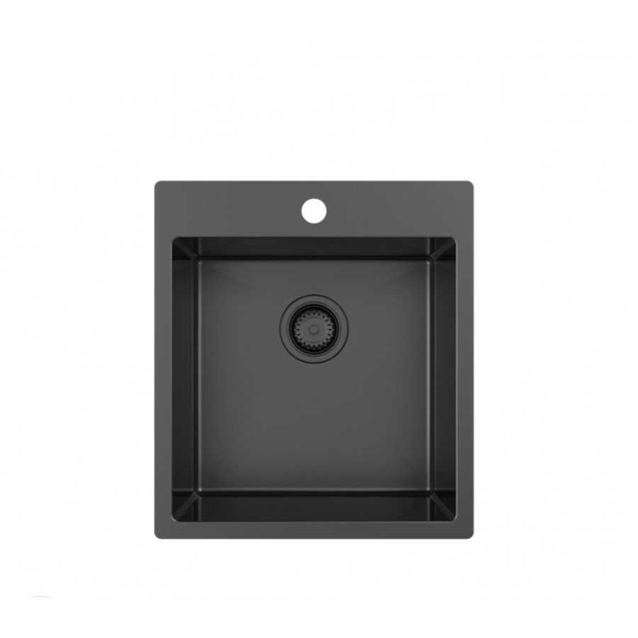 мойка кухонная zorg zrn 5045 premium pvd gunblack оружейная сталь
