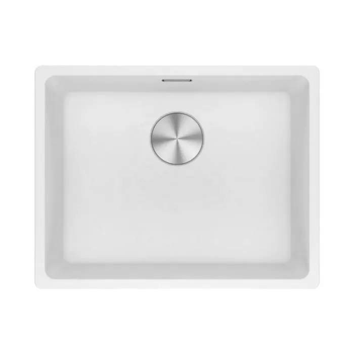 кухонная мойка franke mrg 110-52 125.0696.176 55,3x43,3 с вентилем-автоматом, белый