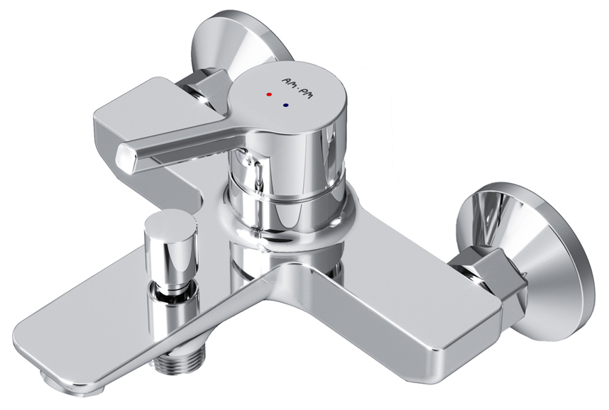 смеситель для ванны am.pm x-joy f85b10000 хром