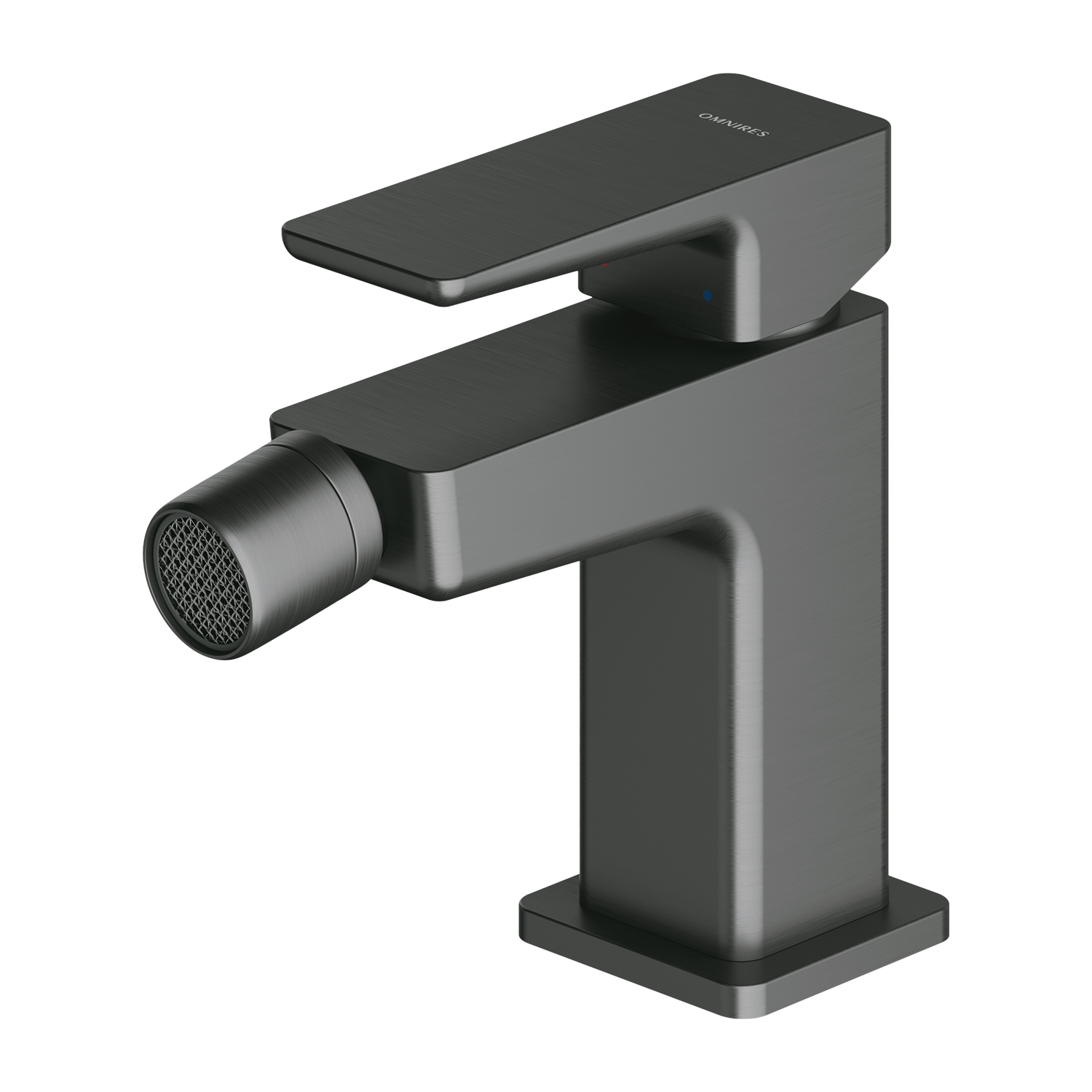 смеситель для биде omnires parma pm7420gr графит