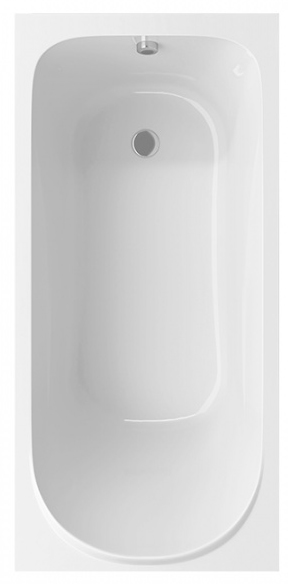 ванна акриловая am.pm sense w75a-150-070w-kl 150x70 с каркасом и сифоном