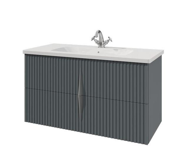 тумба подвесная caprigo novara 100 35917-tp810 графит матовый