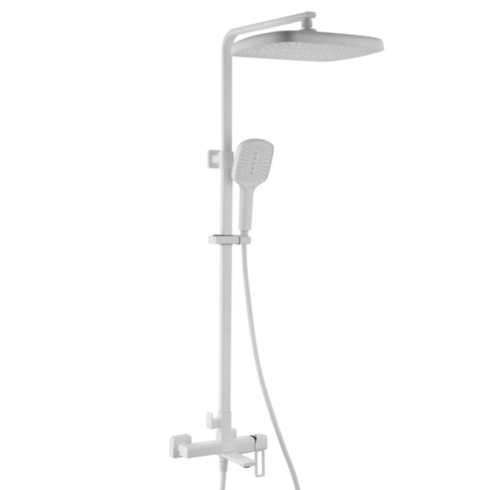 душевая система ganzer gz12163-f белый