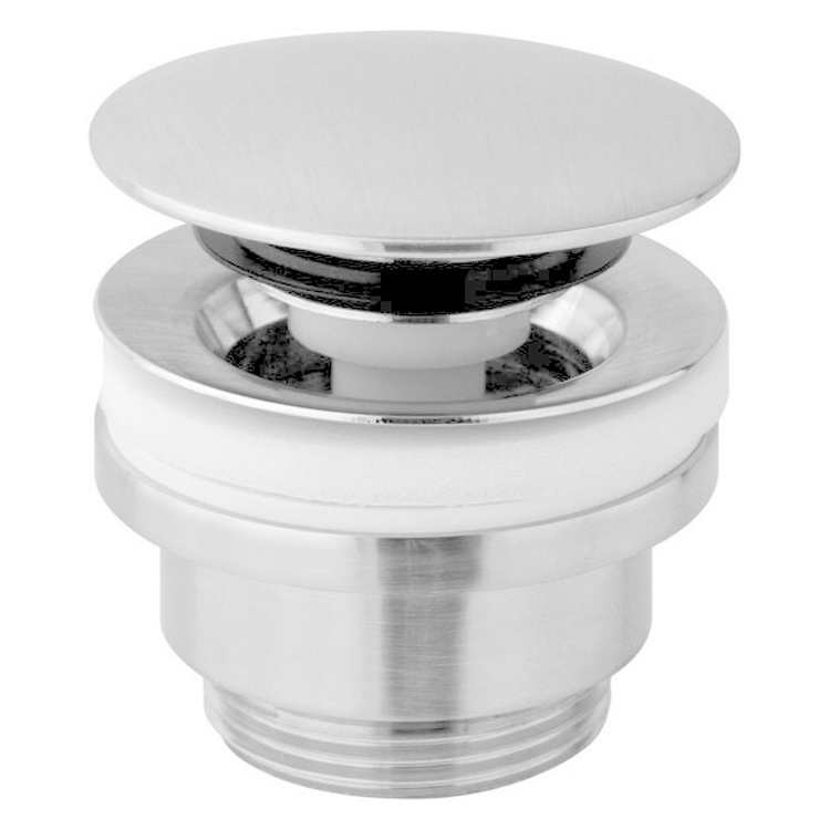 донный клапан paffoni light zsca050bo click-clack (белый матовый)