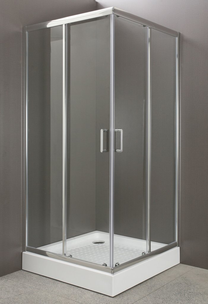 душевой уголок belbagno uno-195-a-2-85-p-cr стекла матовые