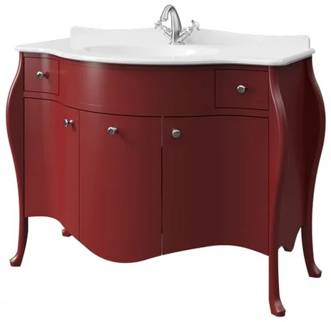 тумба напольная caprigo venezia 110 11916-b013 бордовый