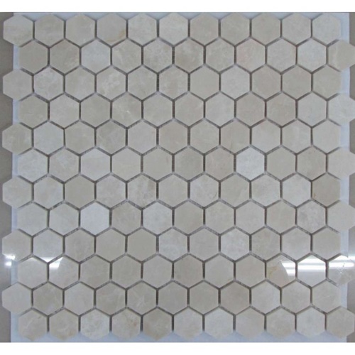 мозаика fk marble hexagon crema nova 29.5 x 28