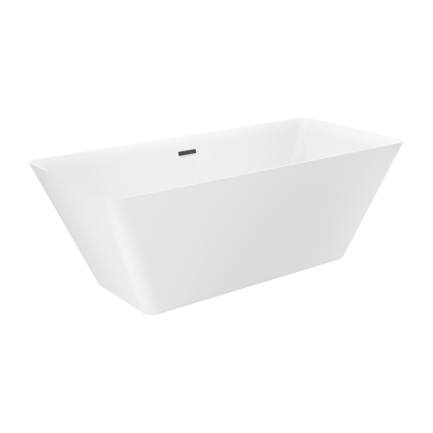 ванна акриловая wellsee cute twin s 168x75 белый глянец (слив-перелив черный матовый)