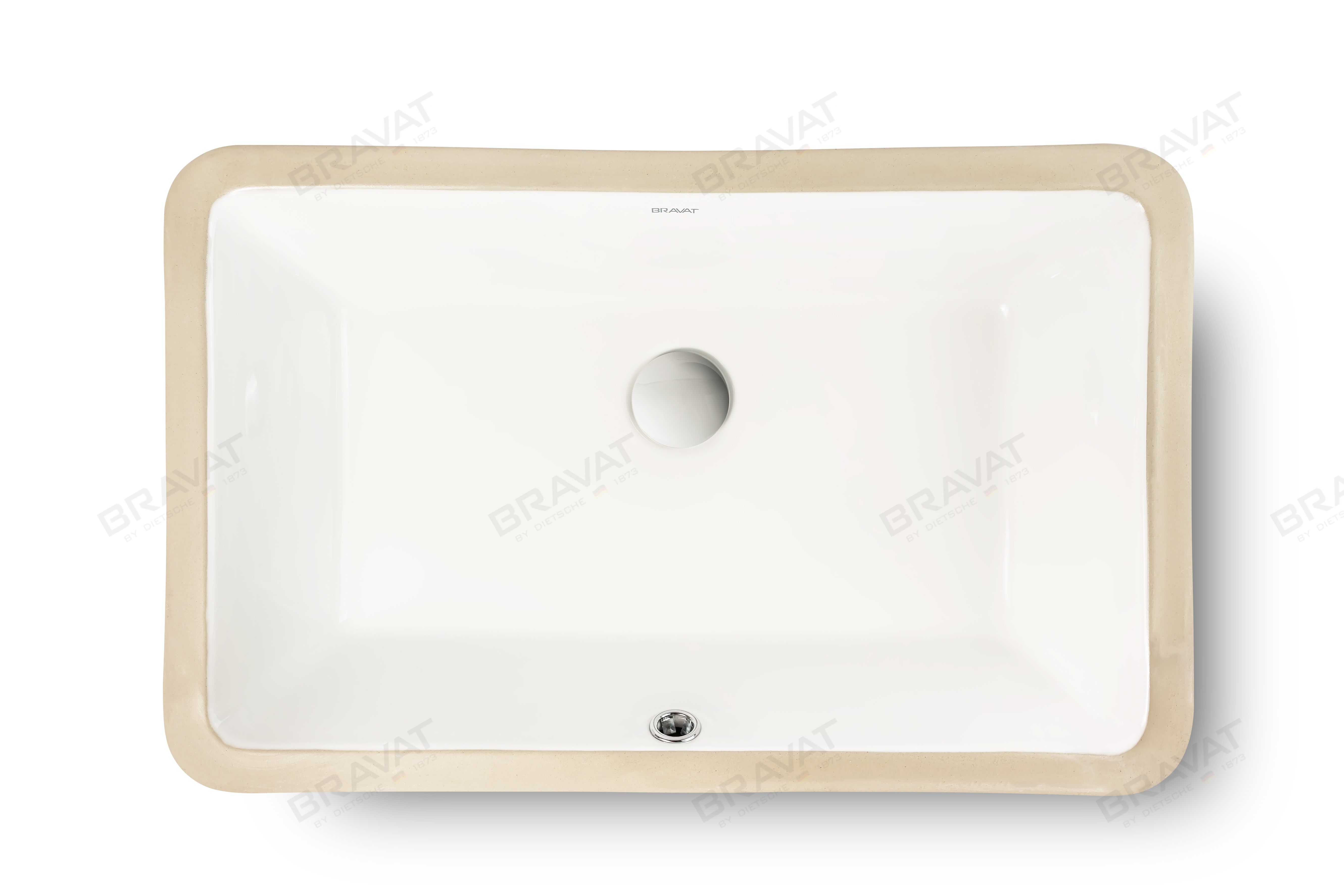 умывальник bravat c22171w-eng