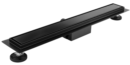 душевой лоток rea neox black 700 черный матовый
