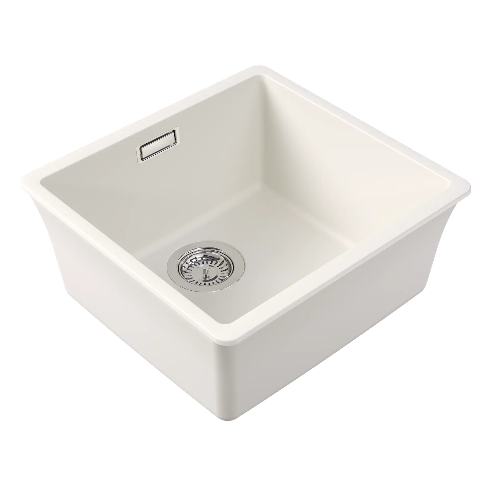 мойка кухонная roxen gap 360270-44cw 44x42 cloud white